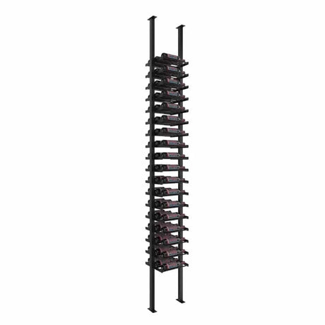 VintageView Evolution Low Profile Ultra Slim 54 Bottles Floor-to-Ceiling Wine Rack 10 1C LP-FCP-KIT-1C-3-K