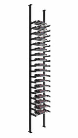 VintageView Evolution Single Sided 36 Bottles/Double Depth Wine Wall Post Kit WW-FCP-KIT-1C-2-K