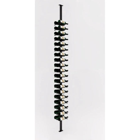 VintageView Vino Pins 40 Bottles Single,Single Floor-to-Ceiling Wine Rack System VP-FCP-KIT-11