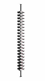 VintageView Vino Pins 40 Bottles Single,Single Floor-to-Ceiling Wine Rack System VP-FCP-KIT-11
