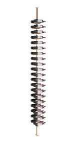 VintageView Vino Pins 60 Bottles Single,Double Floor-to-Ceiling Wine Rack System VP-FCP-KIT-12