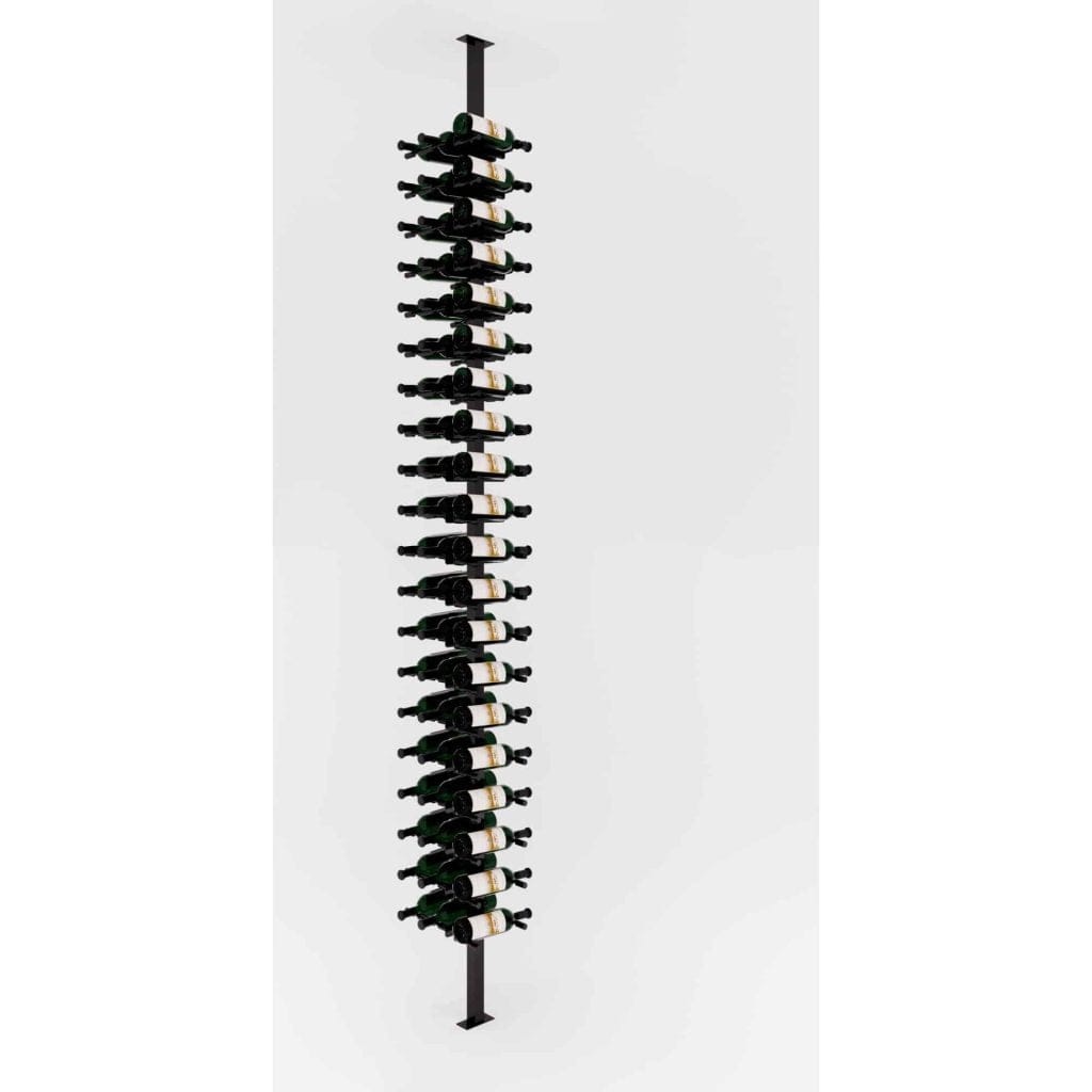 VintageView Vino Pins 60 Bottles Single,Double Floor-to-Ceiling Wine Rack System VP-FCP-KIT-12