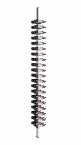 VintageView Vino Pins 60 Bottles Single,Double Floor-to-Ceiling Wine Rack System VP-FCP-KIT-12