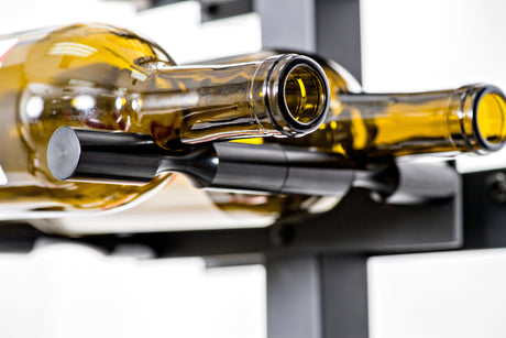 VintageView Vino Series Pins 40 bottles Floating Wine Rack Frame Kit,Single Sided Floor-to-Ceiling VP-FCP-KIT-2