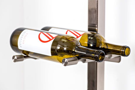 VintageView Vino Series Pins 40 bottles Floating Wine Rack Frame Kit,Single Sided Floor-to-Ceiling VP-FCP-KIT-2