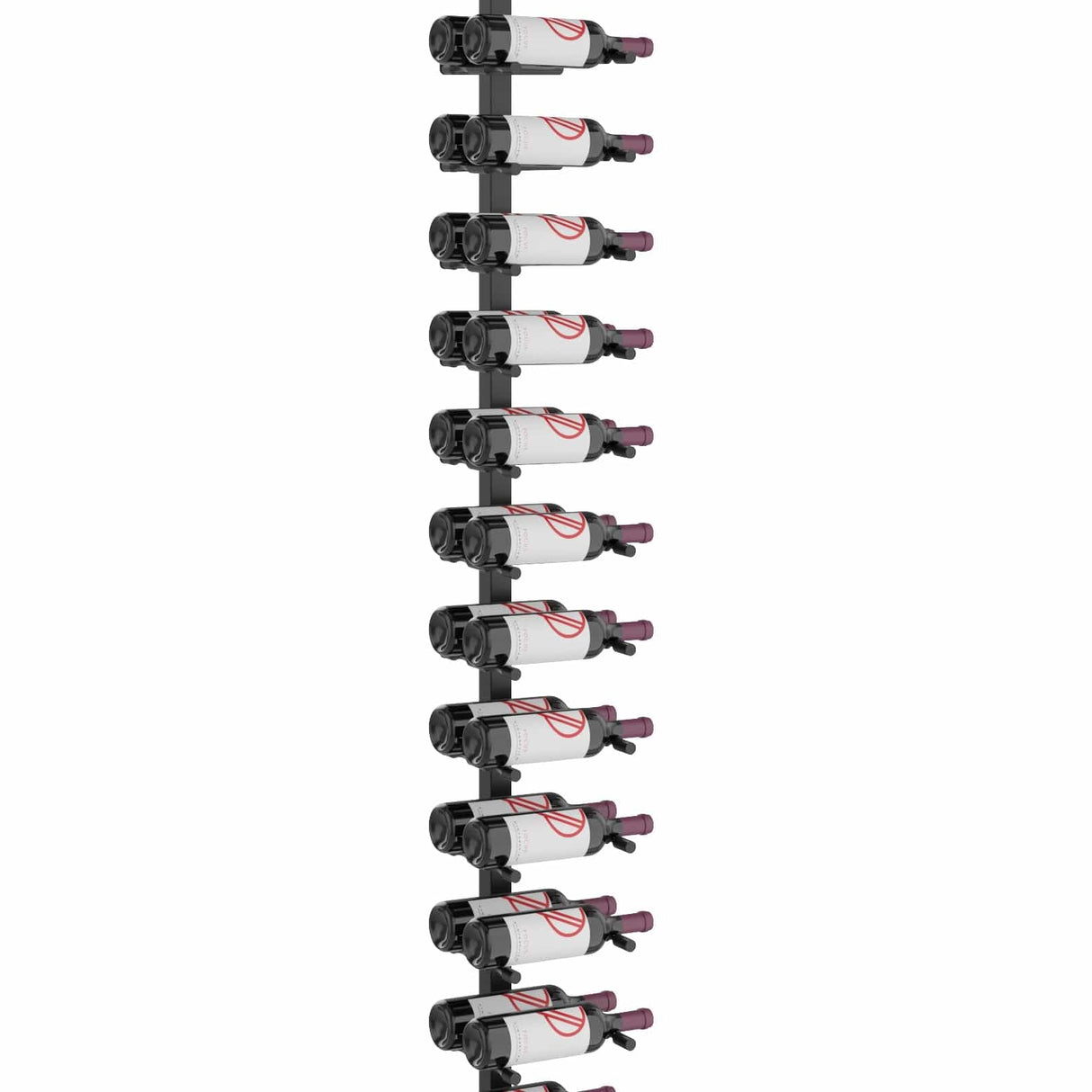 VintageView Vino Series Pins 40 bottles Floating Wine Rack Frame Kit,Single Sided Floor-to-Ceiling VP-FCP-KIT-2