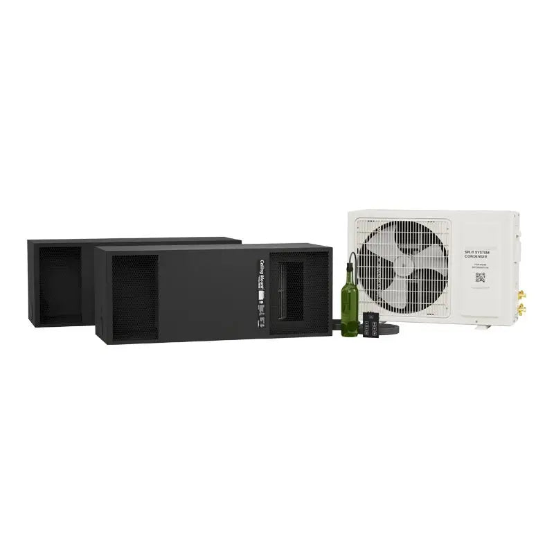 WhisperKOOL Ceiling Mount Twin 9000 Ductless Split System 220V High Efficiency