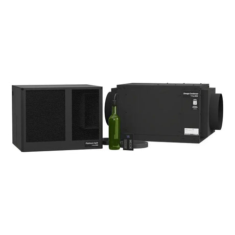 WhisperKOOL Ductless Platinum Split 4000 OMEGA 110V: evaporator cabinet, Omega condenser, controller and bottle probe