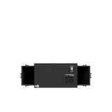 Mini Blow-Through evaporator head-on with square open plenums on both ends