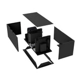 Exploded view of the Mini Ceiling Mount cabinet panels around its internal assembly