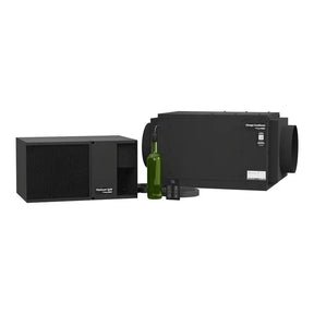 WhisperKOOL Platinum Mini-Split OMEGA 110V: evaporator cabinet, Omega condenser, controller and bottle probe