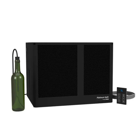 WhisperKOOL Platinum Split 4000 evaporator with bottle probe and digital wall control